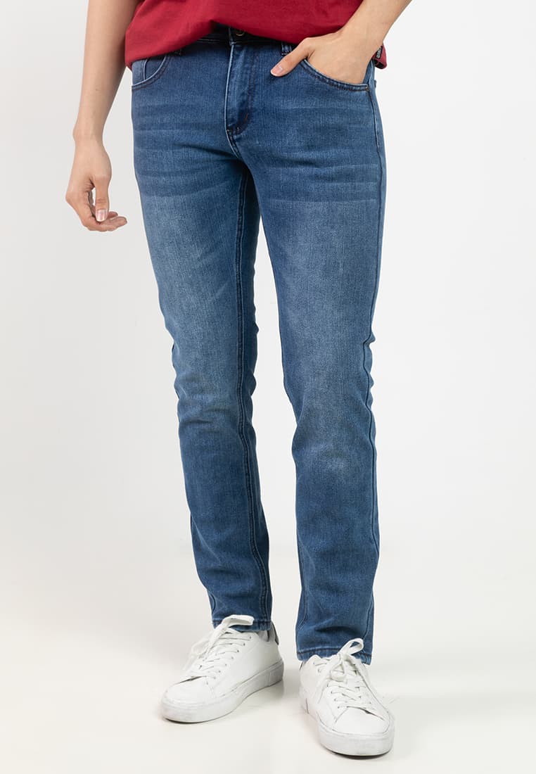 601 Slim Fit Washed Denim Jeans