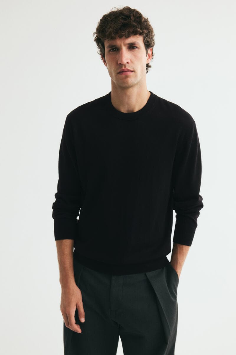 Regular Fit Merino wool jumper