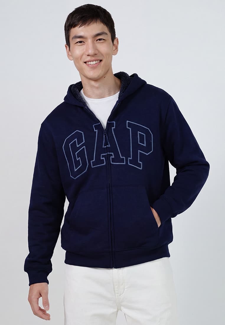 Arch Sherpa Zip Hoodie