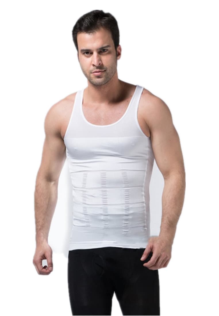 Men Compression Body Shaper Vests Top